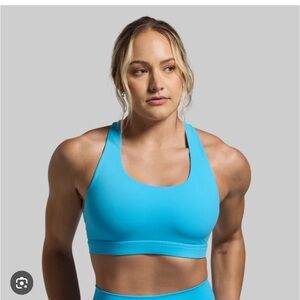 Born Primitive Aquarius Blue Helix Sports Bra Small